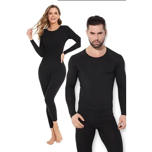 Belifanti Collection Termal Içlik Alt Üst Takım Siyah
