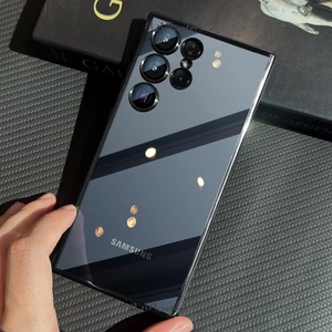 M.tk moveteck Samsung Galaxy S24 Ultra Kılıf Tam Kamera Korumalı Metalik Parlak Renkli Kenar Yumuşak Silikon Ince