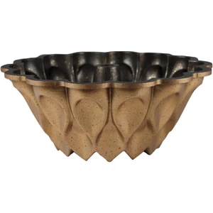 Serenk Fun Cooking Damla Alüminyum Döküm Granit Kaplama Kek Kalıbı 26 cm Sarı