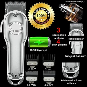 Mac3 TC-2023 Çelik Gövdeli Traş Makinesi