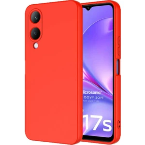 Vivo Y17S Kılıf Groovy Soft Kırmızı