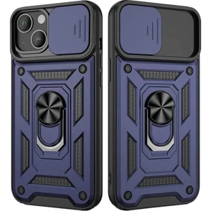 Smart Tech Apple iPhone 13 Uyumlu Kızaklı Kamera Korumalı Tank Kılıf