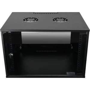4u 600X600 mm Duvar Tipi Soho Rack Kabinet Siyah 2 Yıl Üretici Garantili