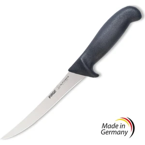 Butcher's Germany Sıyırma Bıçağı Kıvrık Sert 15 cm Siyah