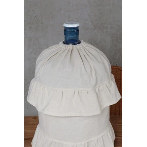 Cotton Maison Naturel Fırfırlı Damacana Kılıfı Fırfırlı Vintage