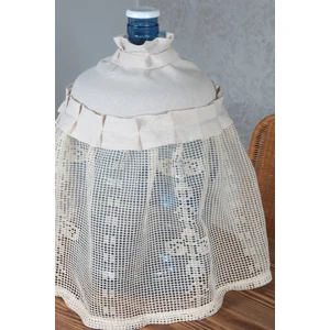 Cotton Maison Naturel Fırfırlı Damacana Kılıfı File Vintage