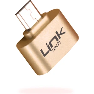 Linktech O185 USB To Micro USB Çevirici Otg Flash Drive Metal Adaptör