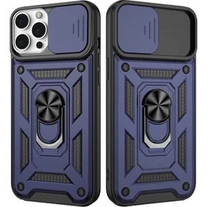 Smart Tech Apple iPhone 13 Pro Uyumlu Kızaklı Kamera Korumalı Tank Kılıf
