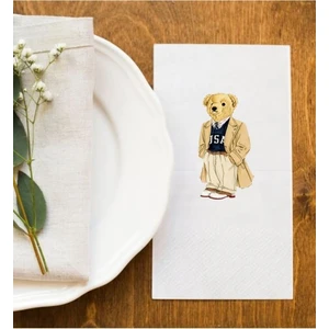 Teddy Bear Ayıcık Baskılı Peçete Sunum Peçetesi  20 Adet