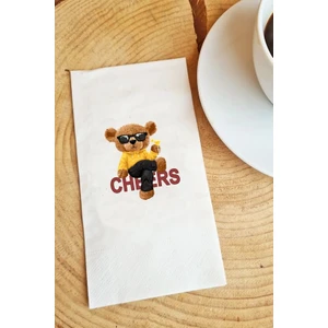 Cheers Teddy Bear Ayıcık Sunum Peçetesi 20 Adet