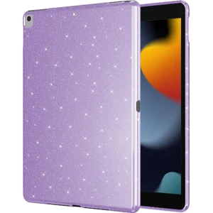 iPad 7. 8. 9. Nesil 10.2" Uyumlu Simli Silikon Kılıf Işıltılı Parlak Kapak Esnek Tpu