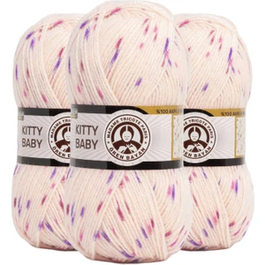 Ören Bayan Kitty Baby El Örgü Ipi 100 Gr. 373 3 Adet