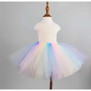 Kız Çocuk Tütü Etek / Renkli Kabarık Tütü Etek / Gösteri Eteği