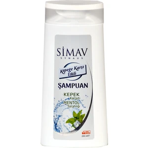 Simav Synaus Termal Sulu Kepeğe Karşı Etkili Mentollü Şampuan - 250 ml