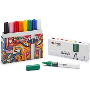 Plus Akrilik Marker 8'li (Sert Kutu)
