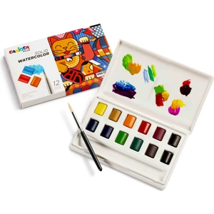 Plus Tablet Sulu Boya 12'li (Fırçalı)