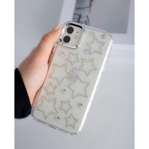 Paladyum Case iPhone 11 Uyumlu Hologram Yıldızlı Şeffaf Kılıf