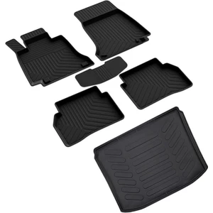 Mercedes C W205 Ferrous 4d Paspas ve Rampalı ve Kulaklı 3D Bagaj Havuzu 2015 ve Üstü