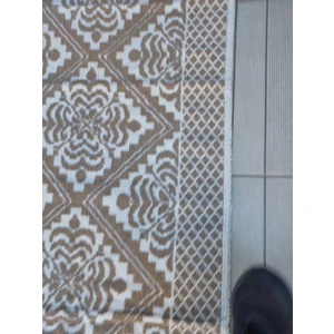 80 x 200 cm Organik Naturel Pamuklu Kilim