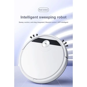 5'i 1 Arada RS800 Uzaktan Kumandalı Süper Sessiz Akıllı Robot Süpürge Islak ve Kuru Paspaslama Zemin Ev Aletleri Siyah, A (Yurt Dışından)