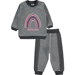 Civil Baby Kız Bebek Takım 6-18 Ay Antrasit