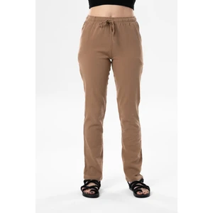 Eliş Şile Bezi Çift Cepli Unisex Yazlık Pantolon Vizon