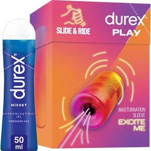 Manuel Mastürbatör + Durex Hisset Jel 50ml