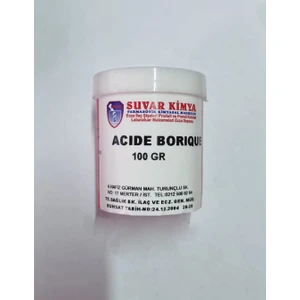 Suvar Kimya Borik Asit 100 gr