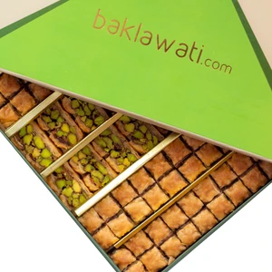 Lüks Antep Fıstıklı Kuş Dili Baklava (400g)