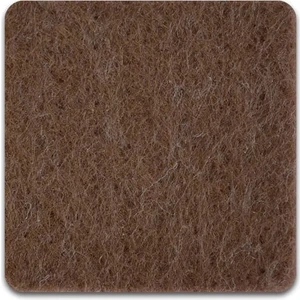 Yapışkanlı Zemin Koruyucu Keçe 3.5x3.5 cm Kahverengi 18 Adet