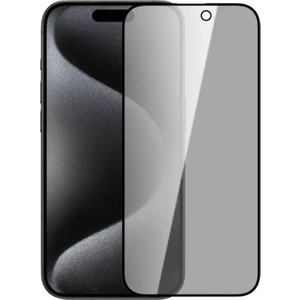 iPhone 15 Pro Max 3D Full Privacy Gizlilik Cam Ekran Koruyucu Anti-Spy