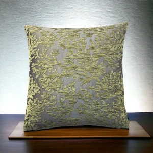 Pillows Store Mercan Desenli Açık Yeşil Kırlent Kılıfı 45CM*45CM