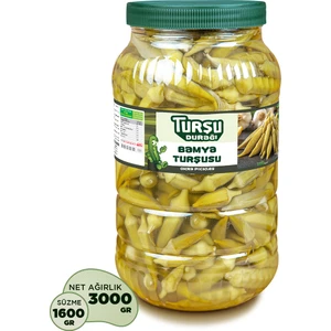 Turşu Durağı Bamya Turşusu  3 kg