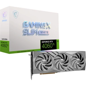 MSI VGA GEFORCE RTX 4060 TI GAMING X SLIM WHITE 16G RTX4060 TI 16GB GDDR6X 128B DX12 PCIE 4.0 X16 (3XDP 1XHDMI)