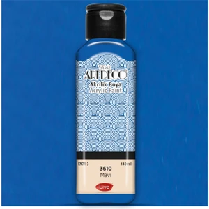 Akrilik Boya 140 Ml - 3610 Mavi