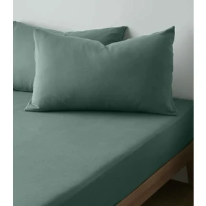 %100 Pamuk 62 Tel (155 TC) Okotex Sertifikalı Çift Kişilik 140x200 cm Lastikli Çarşaf Seti