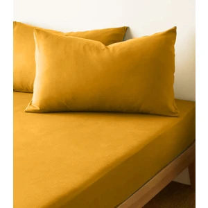 %100 Pamuk 62 Tel (155 TC) Okotex Sertifikalı 150x200 cm Çift Kişilik Lastikli Çarşaf Seti