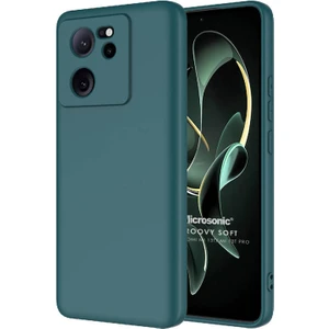 Xiaomi Mi 13T Pro Kılıf Groovy Soft Koyu Yeşil