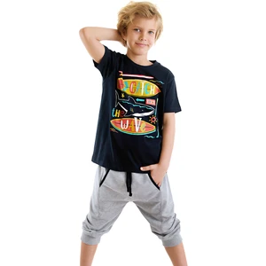MSHB&G Catch Wave Erkek Çocuk T-shirt Kapri Şort Takım