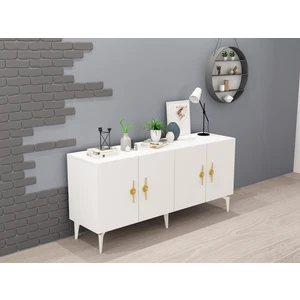 Demonte Dekor Zenit Konsol Beyaz-Beyaz