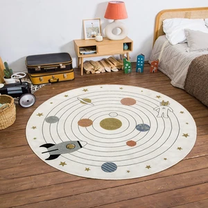 Homefesto Halı Kilim Dekoratif Özel Tasarım Yıkanabilir,ince, Kaymaz Tabanlı, Modern Çocuk Halısı