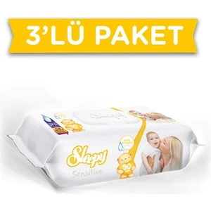 Sensitive Islak Mendil 90 Yaprak,3 Adet