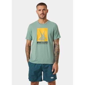 Helly Hansen Hp Race Graphic Erkek Yeşil T-Shirt 34419-489