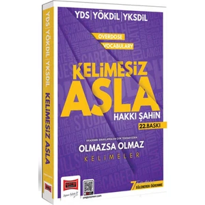 Yargı Yayınevi 2024 YDS YÖKDİL - YKSDİL Overdose Vocabulary Kelimesiz Asla 22. Baskı