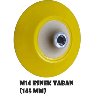Gold Shark Abrasive and Tools Esnek Polisaj Tabanı Pasta Tabanı (145 Mm, M14 Girişli)
