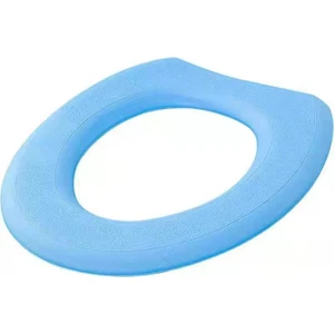 Mavi Stil Yumuşak Su Geçirmez Klozet Minderi Silikon Dört Mevsim Yıkanabilir Macun Köpük Klozet Kapağı Tuvalet Mat Banyo Aksesuarları (Yurt Dışından)