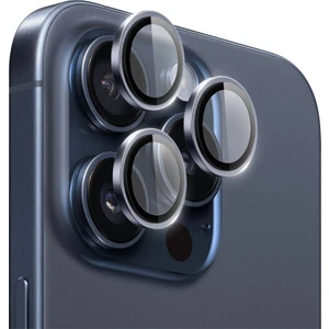 iPhone 15 Pro Max Uyumlu Wiwu Lg-004 Pvd Lens Guard Metal Kamera Lens Koruyucu Mavi