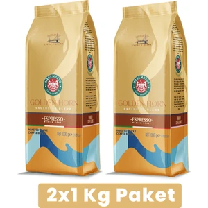 Espresso Golden Horn Blend (ÇEKİRDEK VEYA ÖĞÜTÜLMÜŞ) Kahve 2X1 Kg Paket