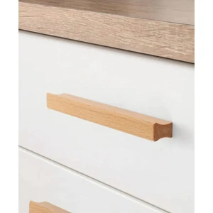 Ziodi Terra Topmah 224 mm (22.4 cm) Ahşap Kulp Lüks Country Mutfak Mobilya Dolap Çekmece Kulbu 224 mm