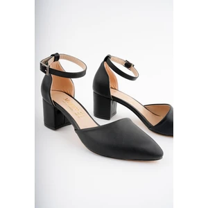 W0708 Garantili Kadın Klasik Günlük Tarz Şık ve Rahat Topuklu Ayakkabı